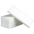 Non Scratch Thick Scouring Pads White, 115mm x 250mm x 20mm, 5 Pads Pack